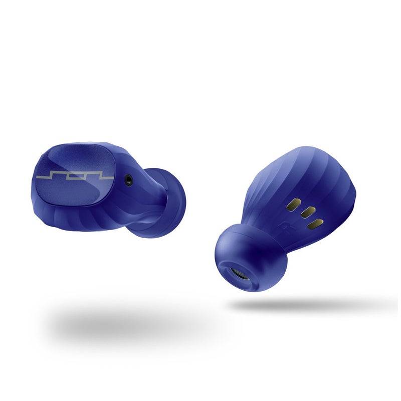SOL REPUBLIC Amps Air 2.0 Waterproof Wireless Bluetooth Earbuds, blue - Image 1